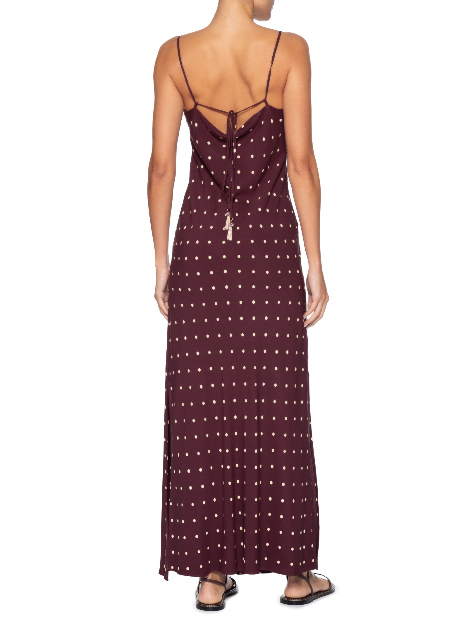 Vestido Est Noturna Marrom Dress To