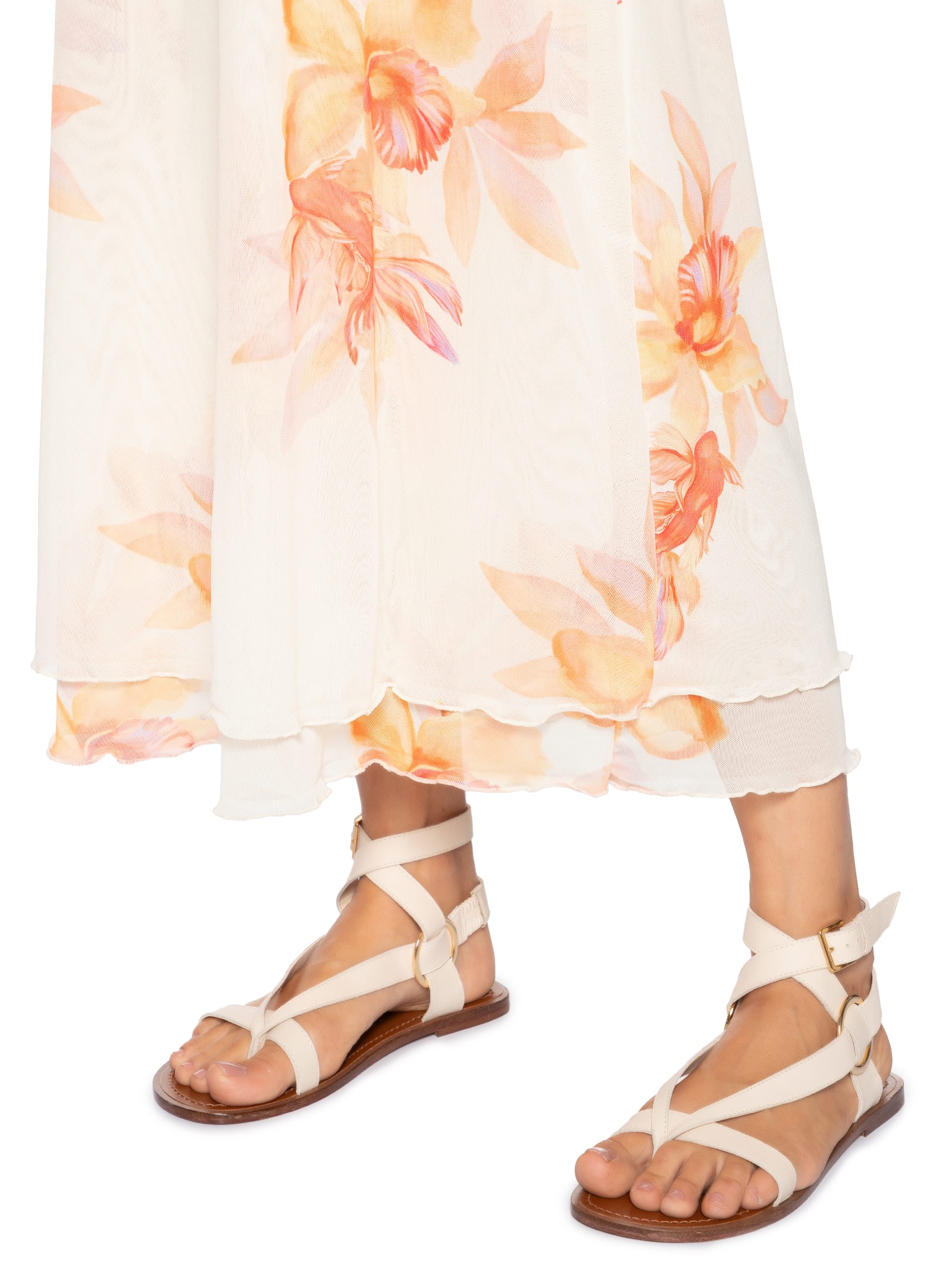 Vestido Estampa Beta Alça Removível Rosa Dress To