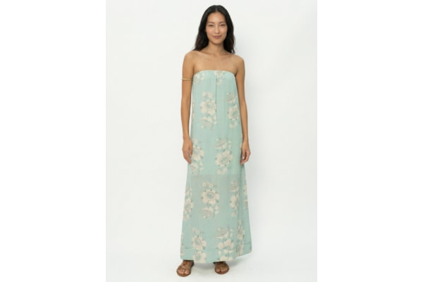 Vestido Estampa Fleur B - Azul