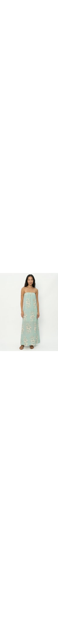 Vestido Estampa Fleur B - Azul