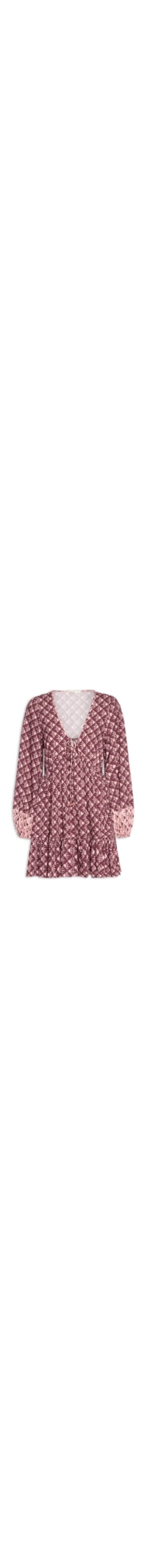 Vestido Estampa Floriluz Mix - Rosa