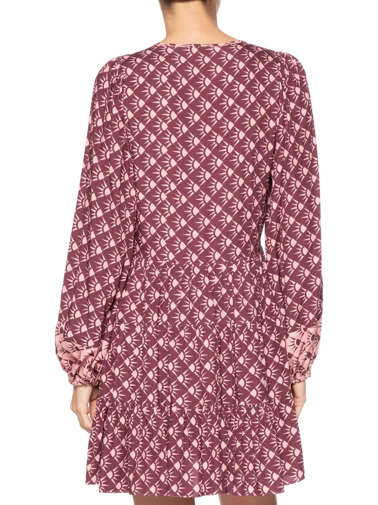 Vestido Estampa Floriluz Mix Rosa Dress To
