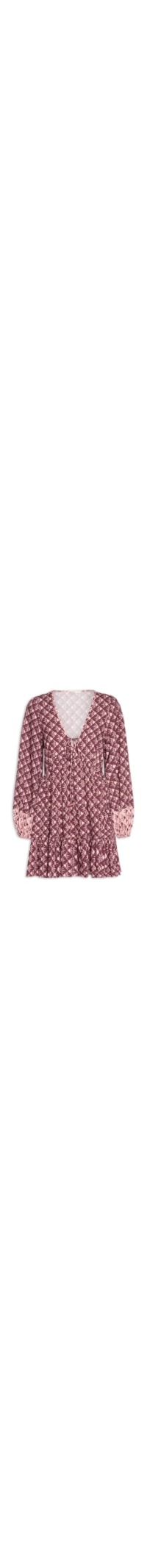 Vestido Estampa Floriluz Mix - Rosa