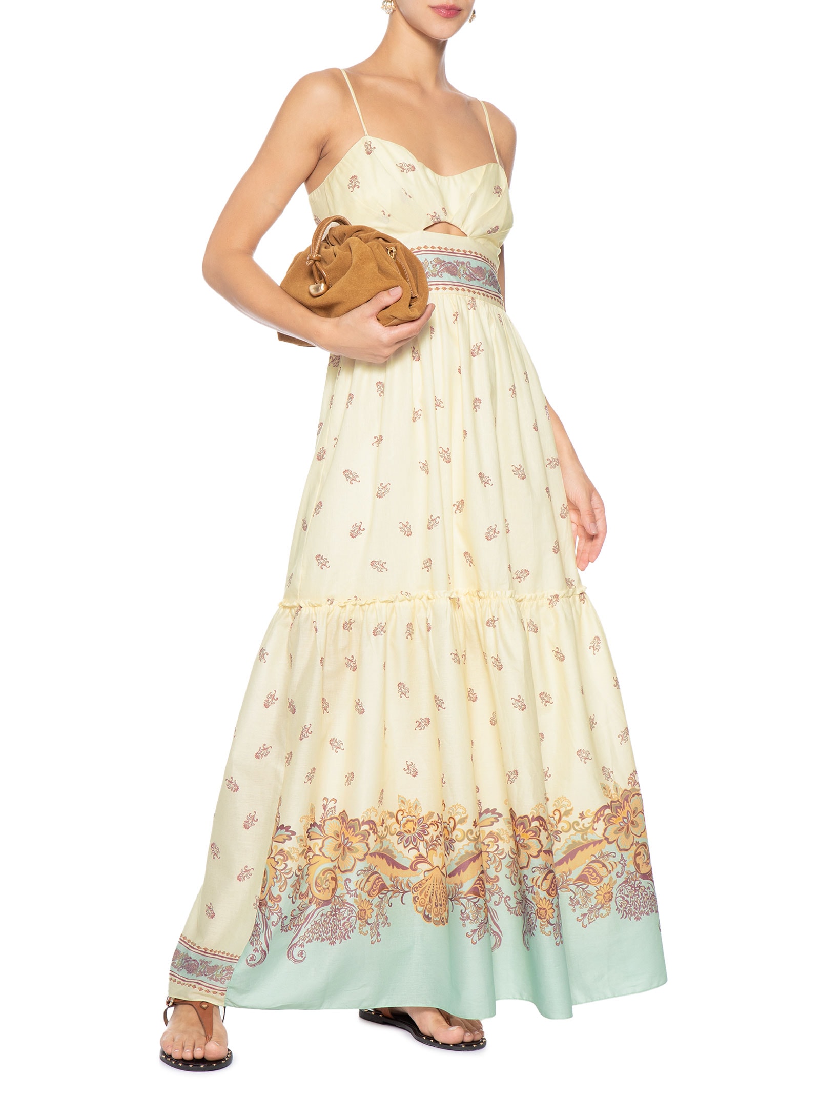 Vestido Estampa Leveza Off White Dress To