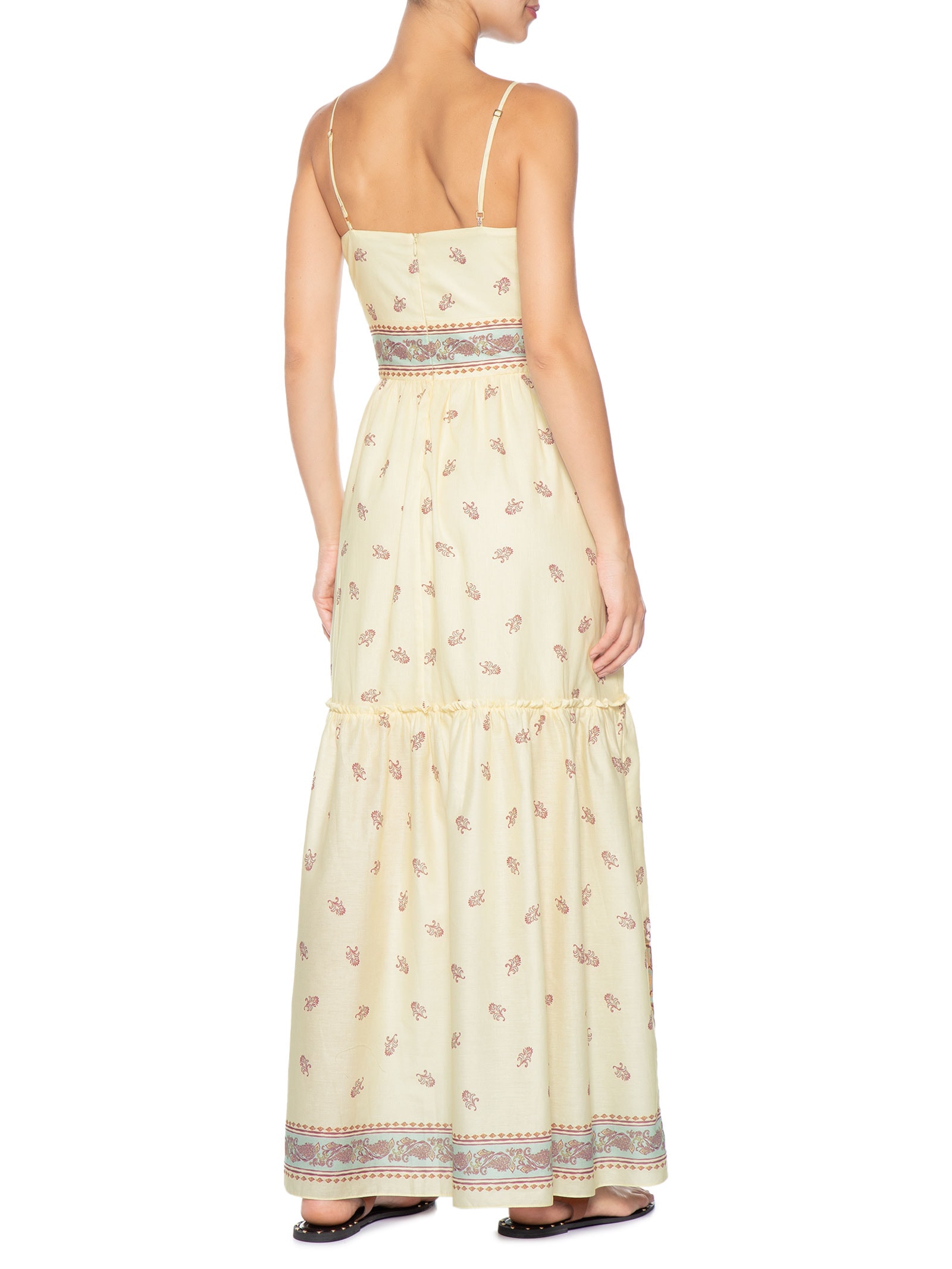 Vestido Estampa Leveza Off White Dress To