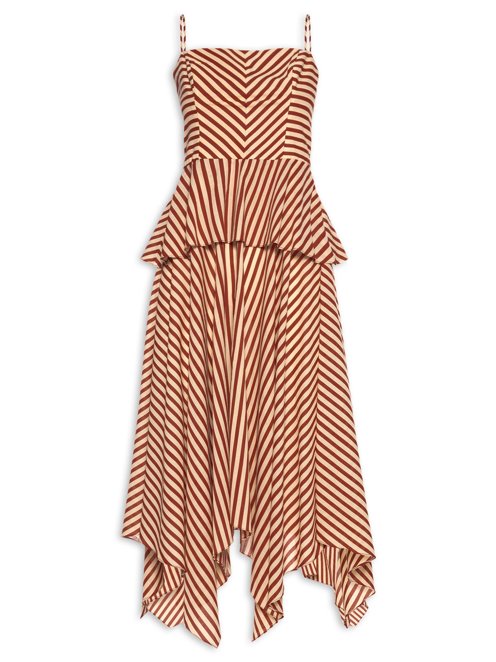 Vestido Estampa Listra Navy Vermelho Dress To