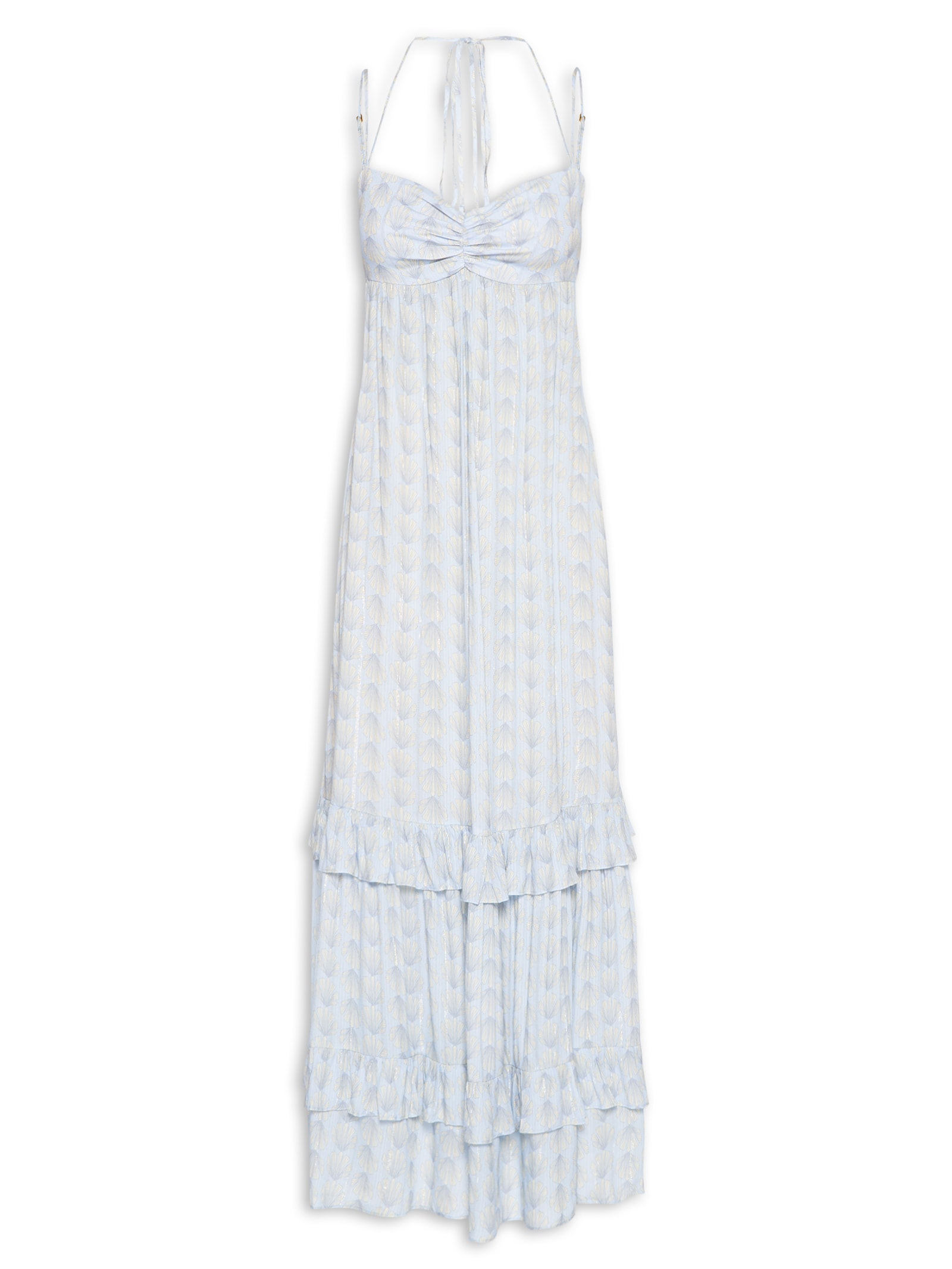 Vestido Estampa Mar Sereno Azul Dress To