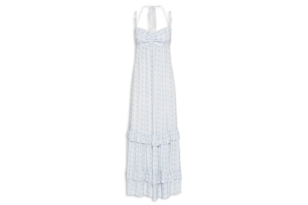 Vestido Estampa Mar Sereno - Azul
