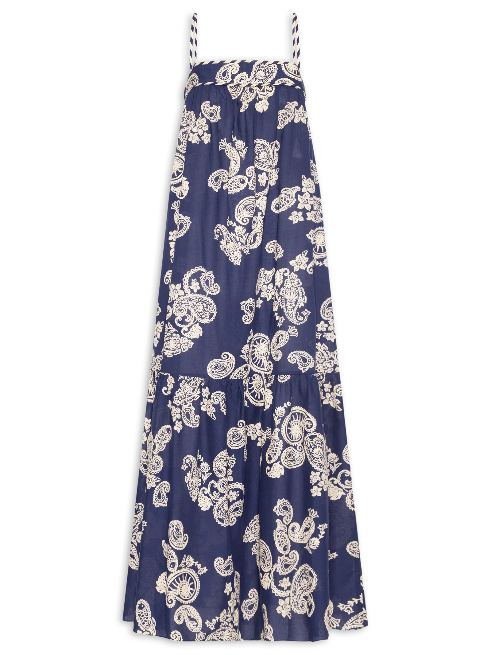 Vestido Estampa Marinha Mix – Azul Dress To