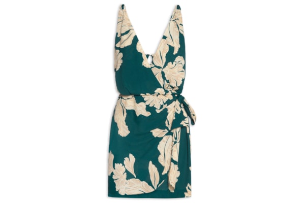 Vestido Estampa Pétala - Verde