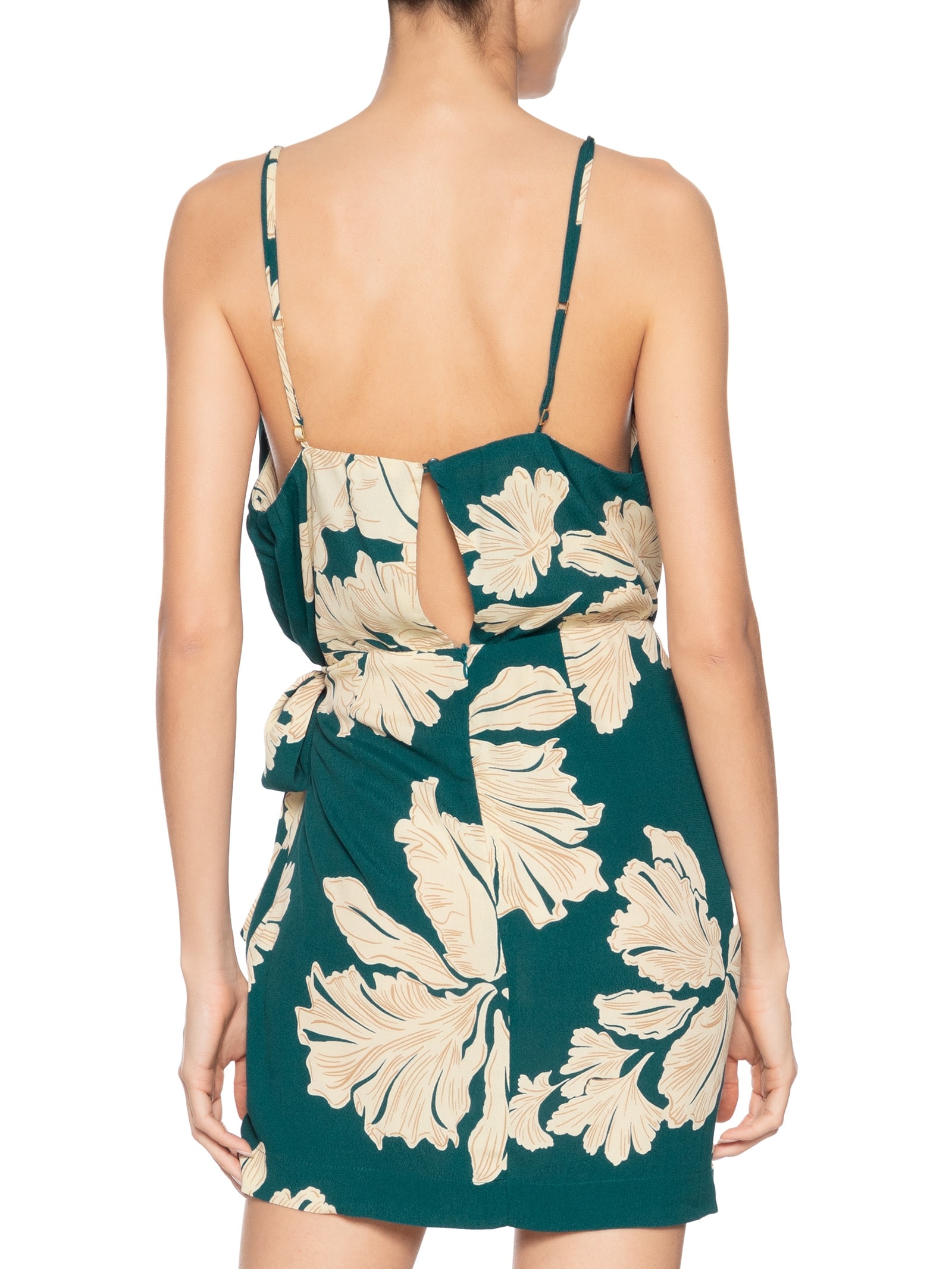 Vestido Estampa Pétala Verde Dress To
