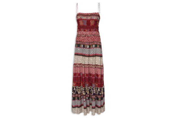 Vestido Estampa Ravena - Vermelho