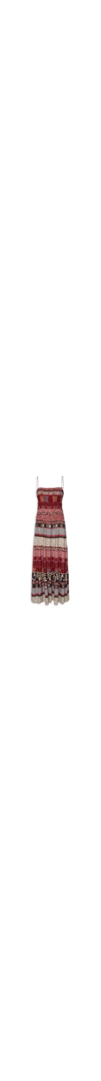 Vestido Estampa Ravena - Vermelho