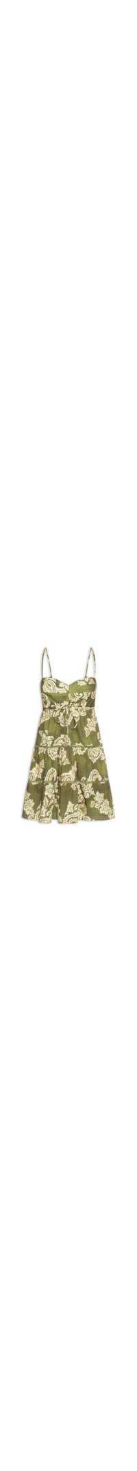 Vestido Estampa Rota do Sol - Verde