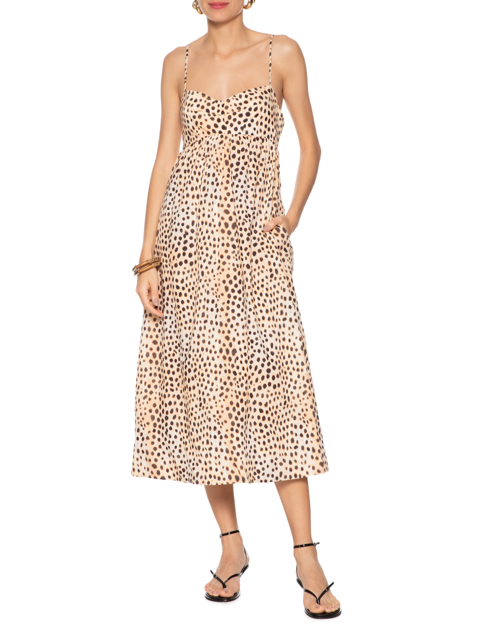 Vestido Estampado Onça Oasis Animal Print Animale