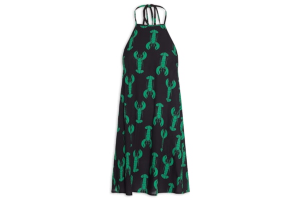 Vestido Estampado - Verde