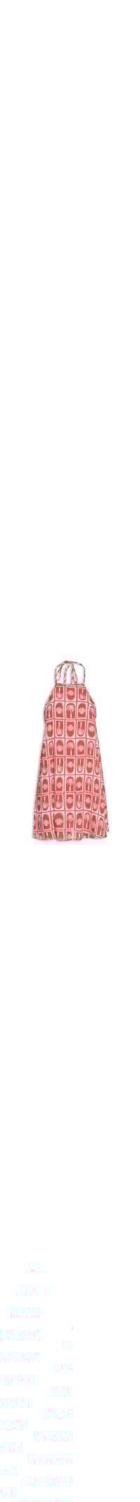 Vestido Estampado - Vermelho