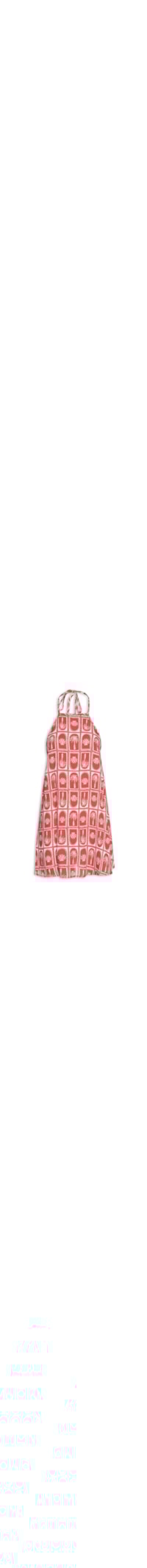 Vestido Estampado - Vermelho