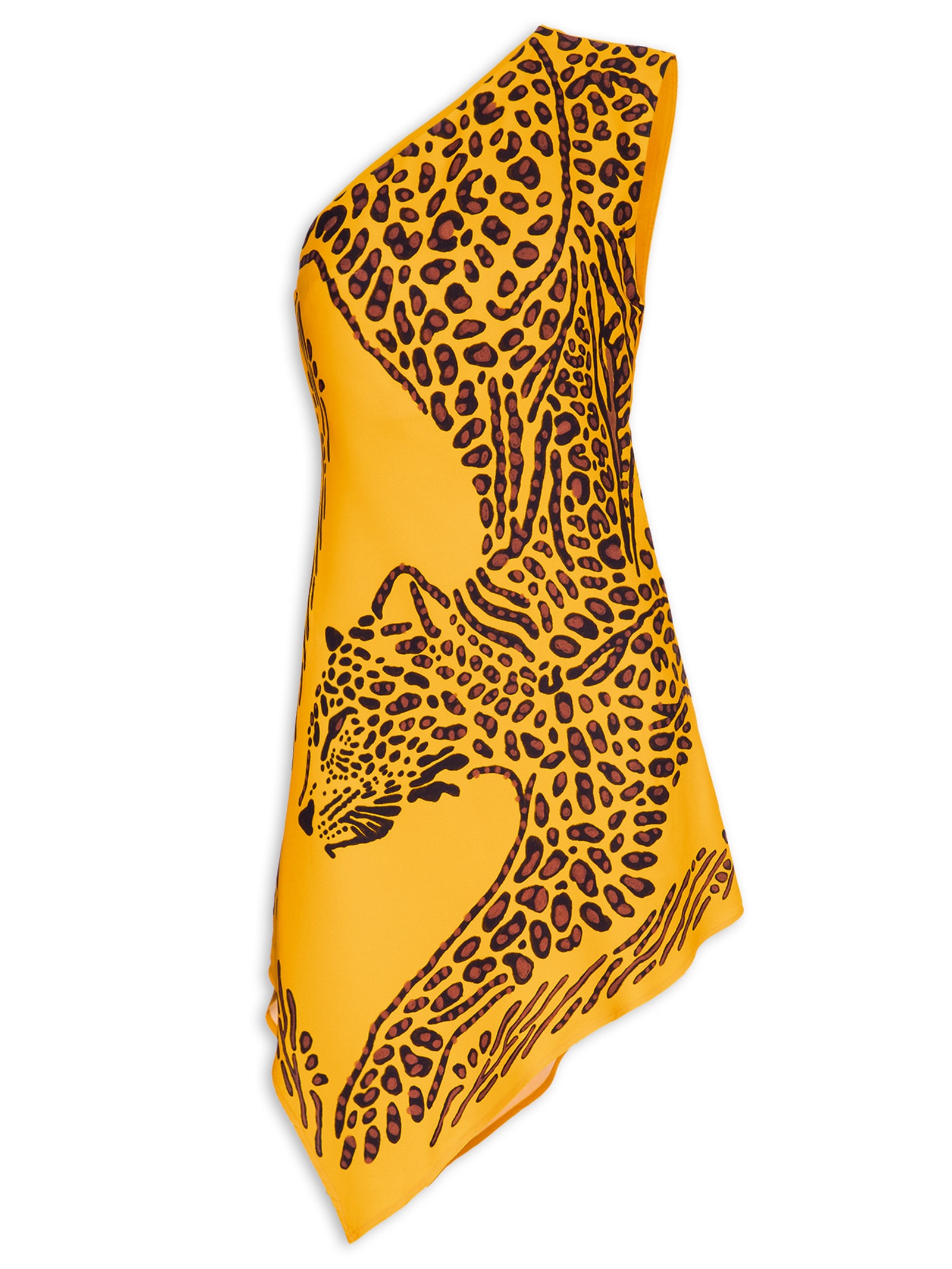 Vestido Estampado – Amarelo Open