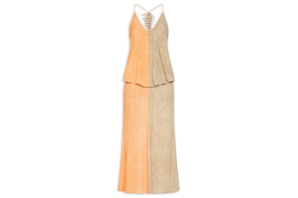 Vestido Estampado – Bege