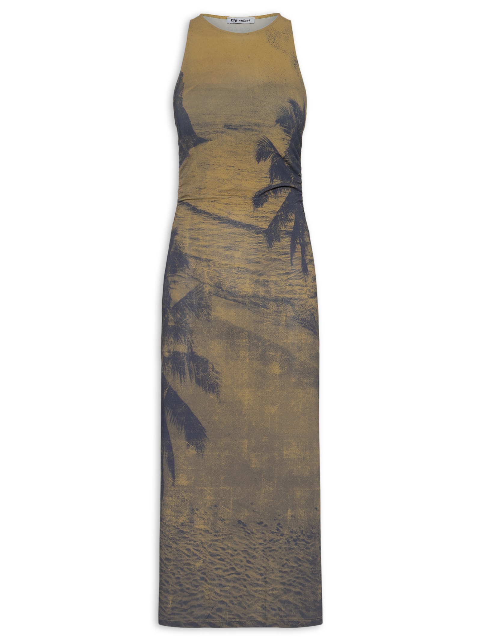 Vestido Estampado – Marrom Colcci