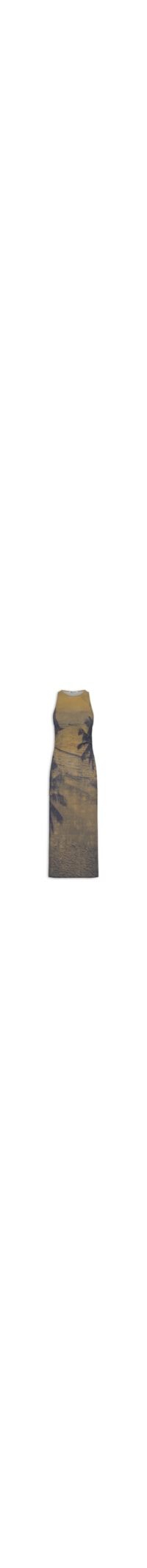 Vestido Estampado – Marrom