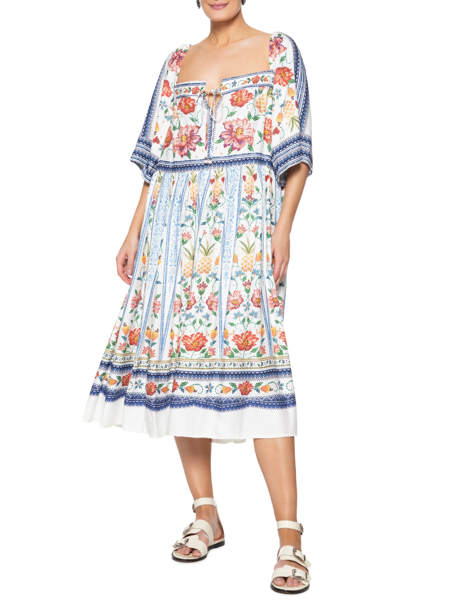 Vestido Farm Azira Azul Farm