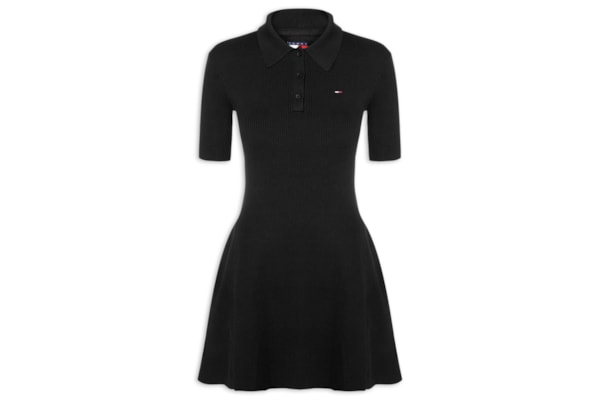 Vestido F&F Sweater Polo - Preto