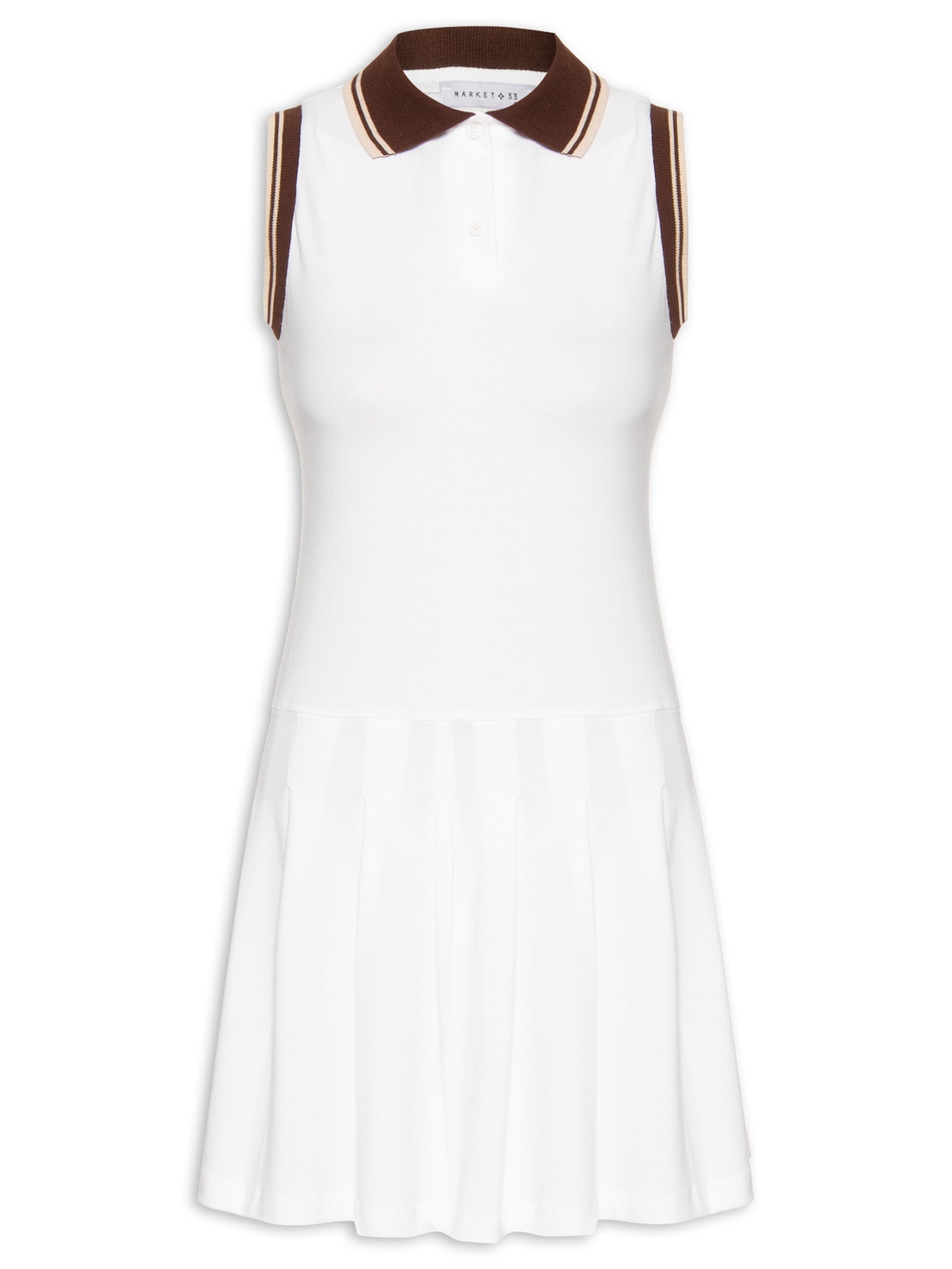 Vestido Feminino Curto Com Pregas Off White Market 33