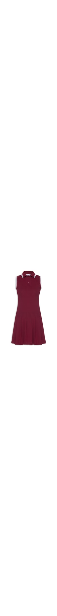 Vestido Feminino Curto Com Pregas - Vermelho
