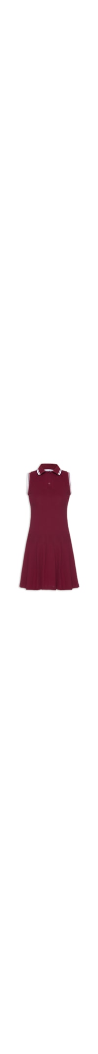 Vestido Feminino Curto Com Pregas - Vermelho