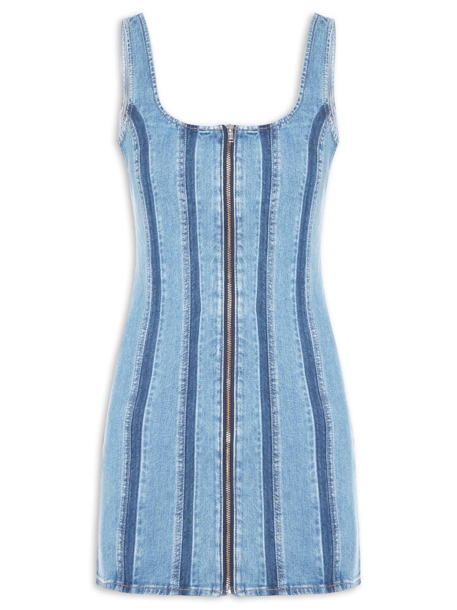 Vestido Feminino Seamed Zip Azul Levi's