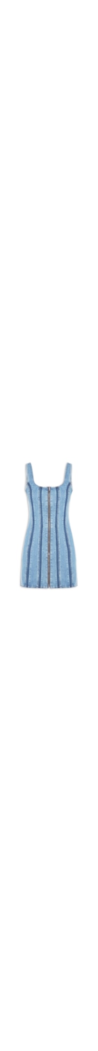 Vestido Feminino Seamed Zip - Azul