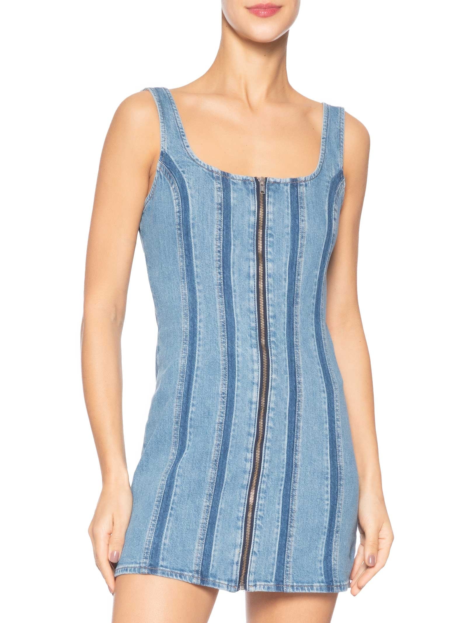 Vestido Feminino Seamed Zip Azul Levi's