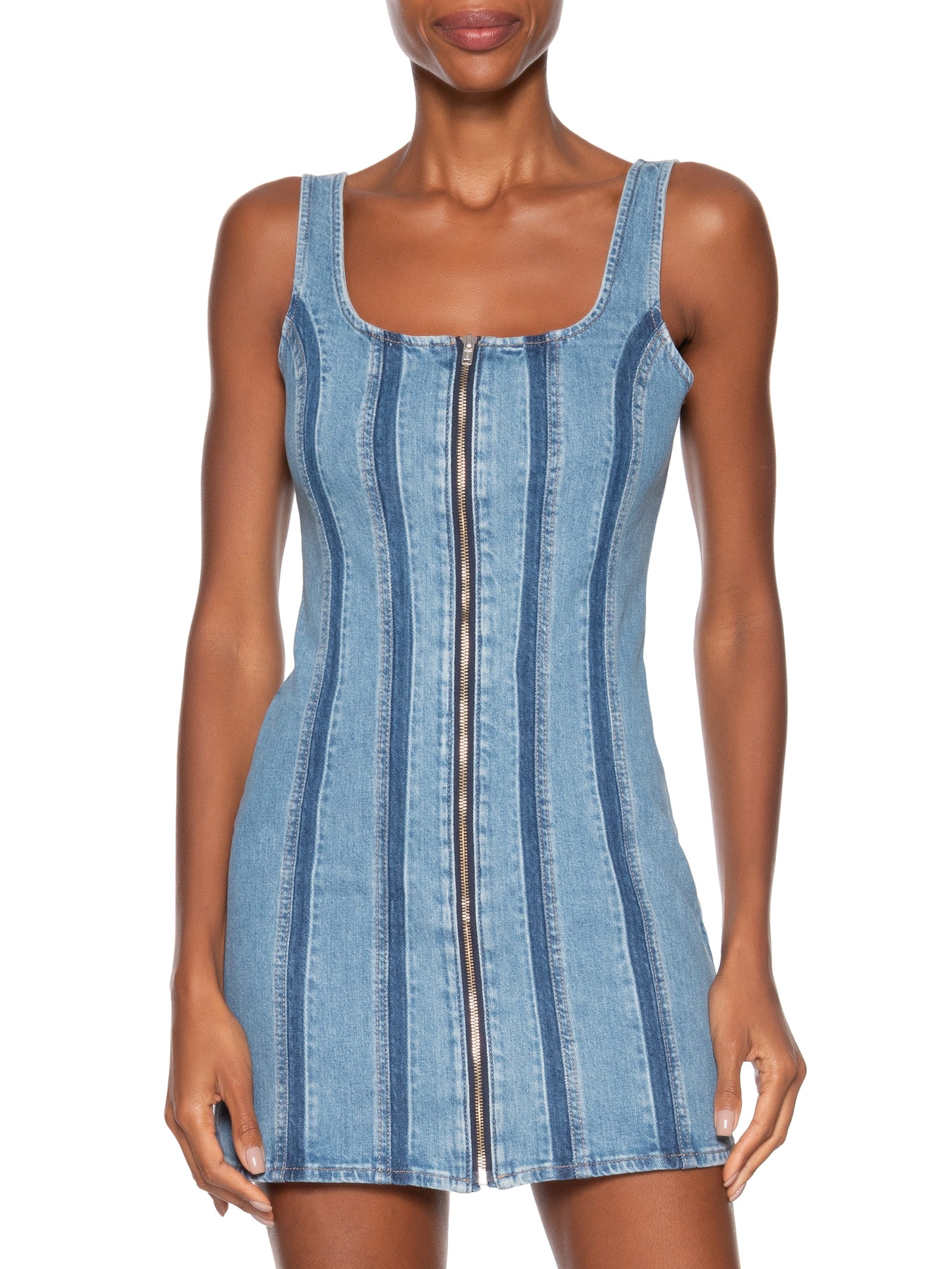 Vestido Feminino Seamed Zip Azul Levi's