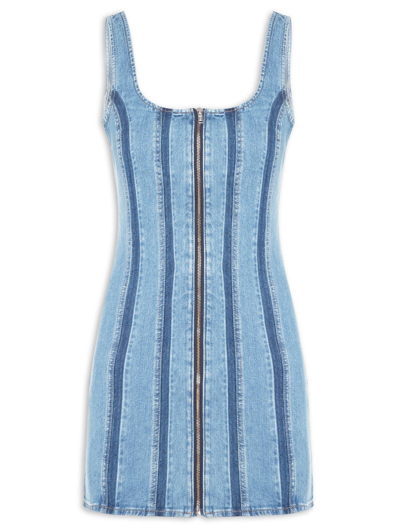 Vestido Feminino Seamed Zip Azul Levi's