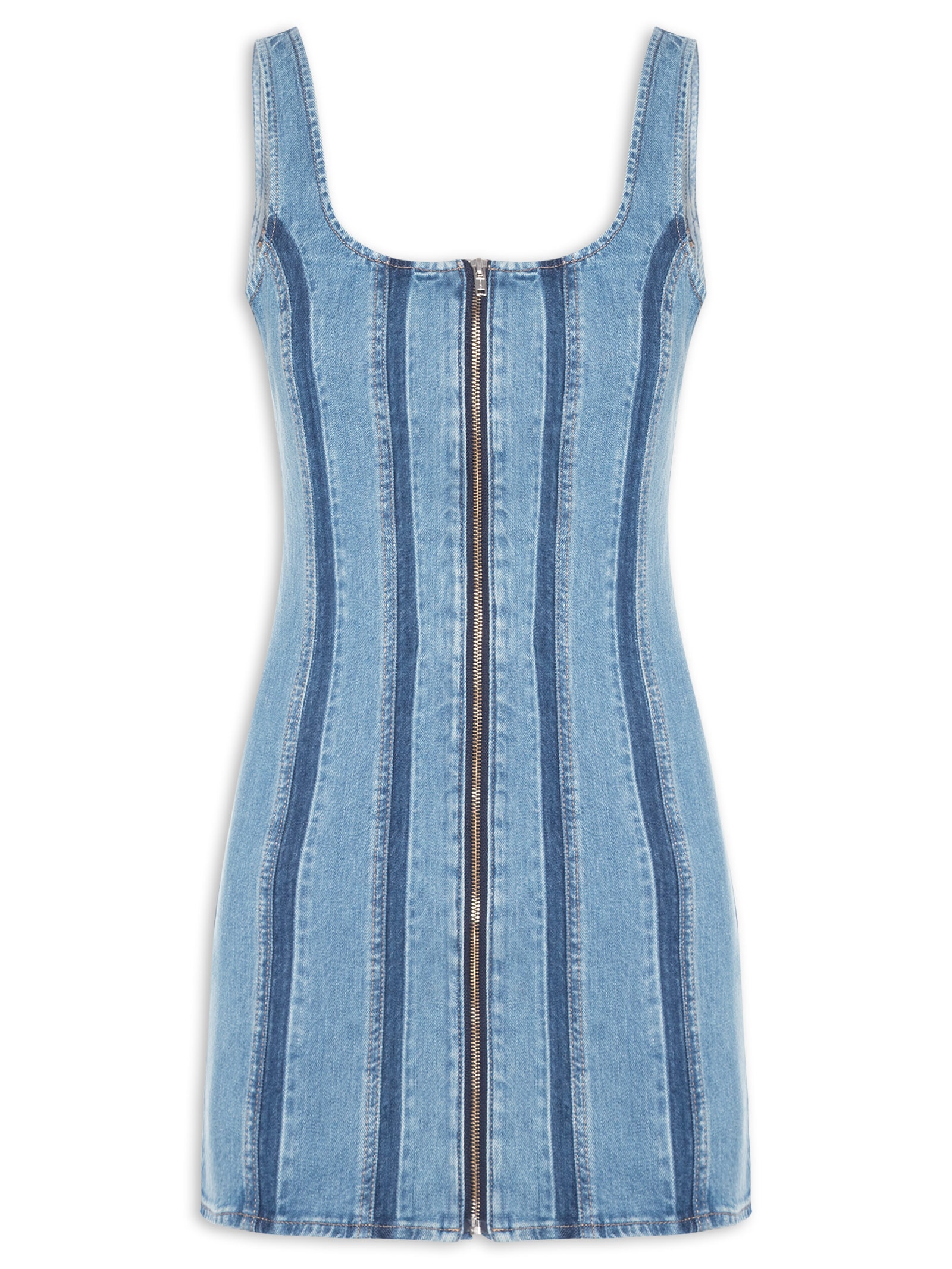 Vestido Feminino Seamed Zip Azul Levi's