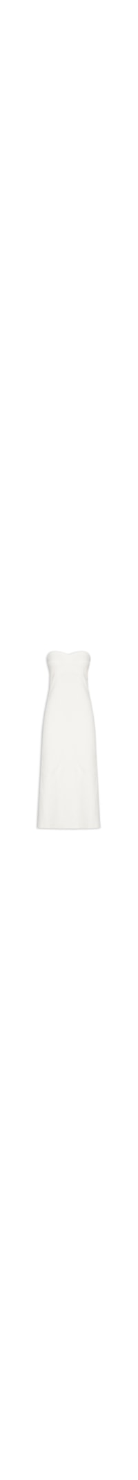 Vestido Fenda Midi - Branco