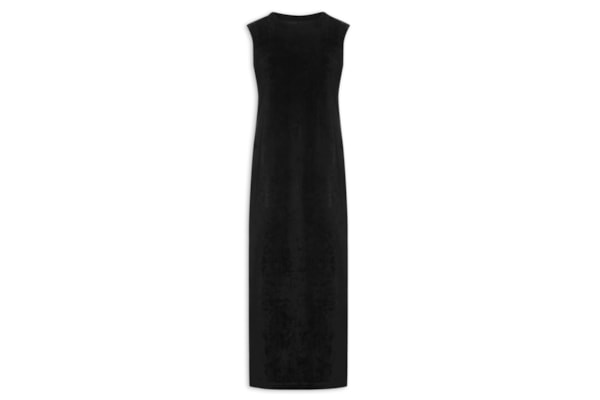 Vestido Fit Plush - Preto