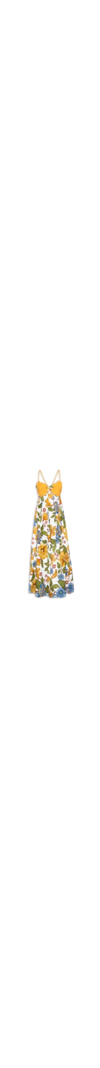 Vestido Flor Naturaleza - Amarelo