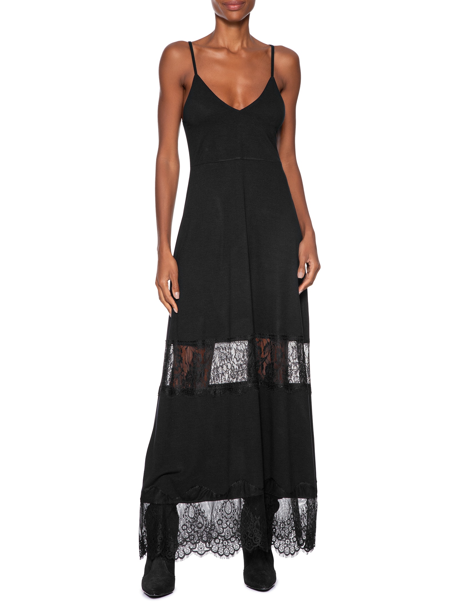 Vestido Flora Preto Le Lis