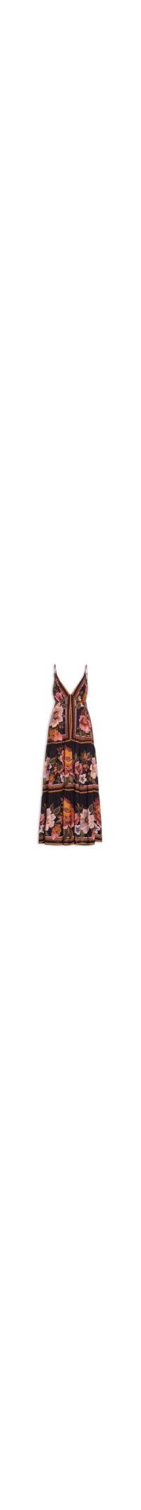 Vestido Floral Cleo - Preto