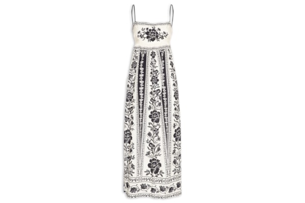 Vestido Floral Delicado - Preto