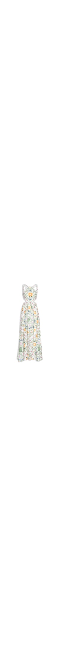 Vestido Floral Folk - Branco