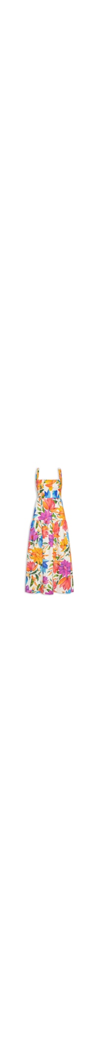 Vestido Floral Maria - Azul