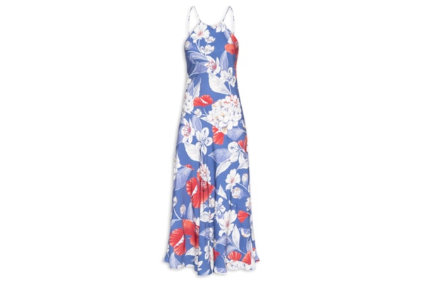 Vestido Floral Vera - Azul