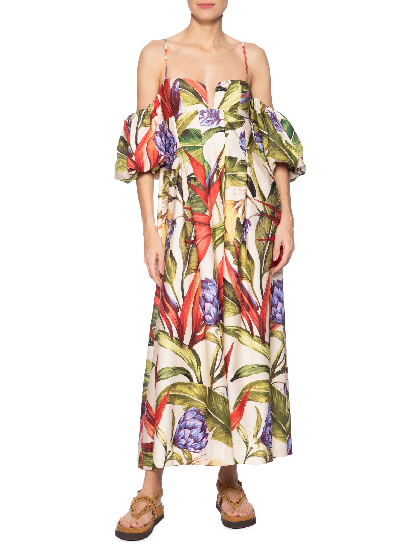 Vestido Florarte Verde Farm