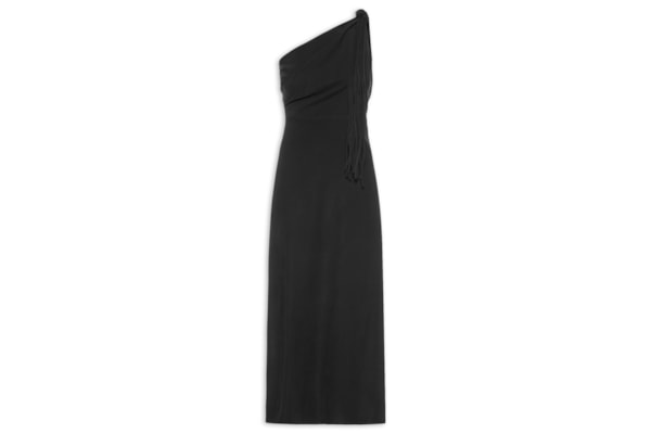 Vestido Franjas - Preto