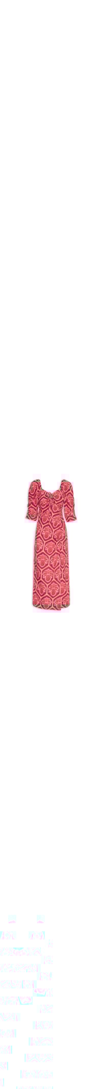 Vestido Franzido Abacaxi Cobogo - Rosa