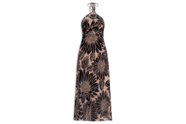 Vestido Frente Única Decore Lia Flor - Preto